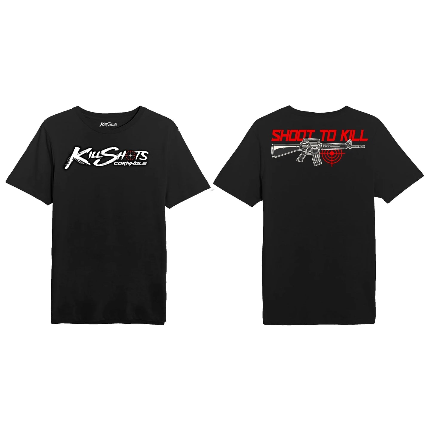 Killshots Cornhole "Shoot 2 Kill" Cotton Tee