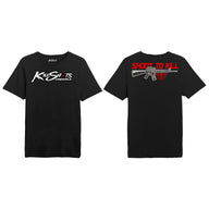 Killshots Cornhole "Shoot 2 Kill" Cotton Tee