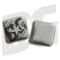 BG Cornhole 2026 KINGSLAYER "Silver Colormatch" - ACL Pro Stamped Cornhole Bags - SET OF 4 BAGS