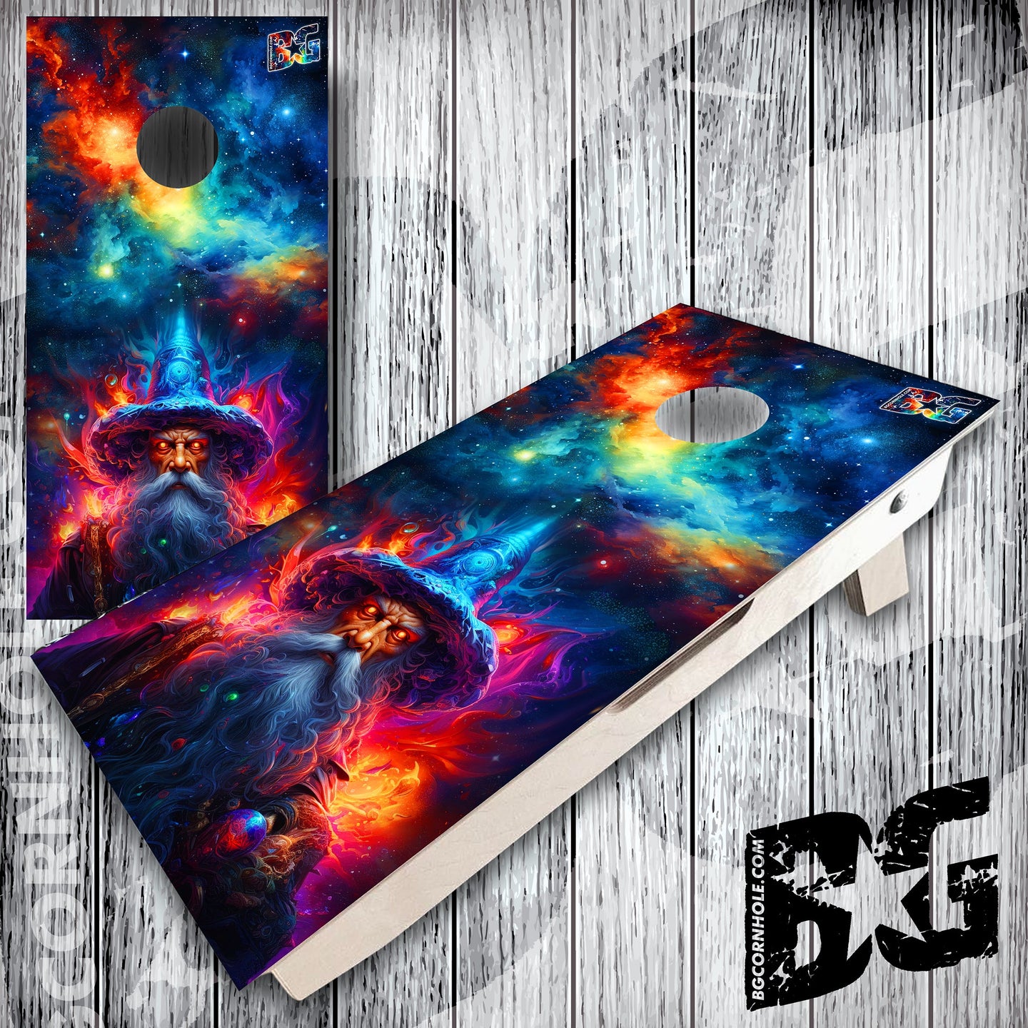 BG Cornhole Mini Boards - Space Wizard