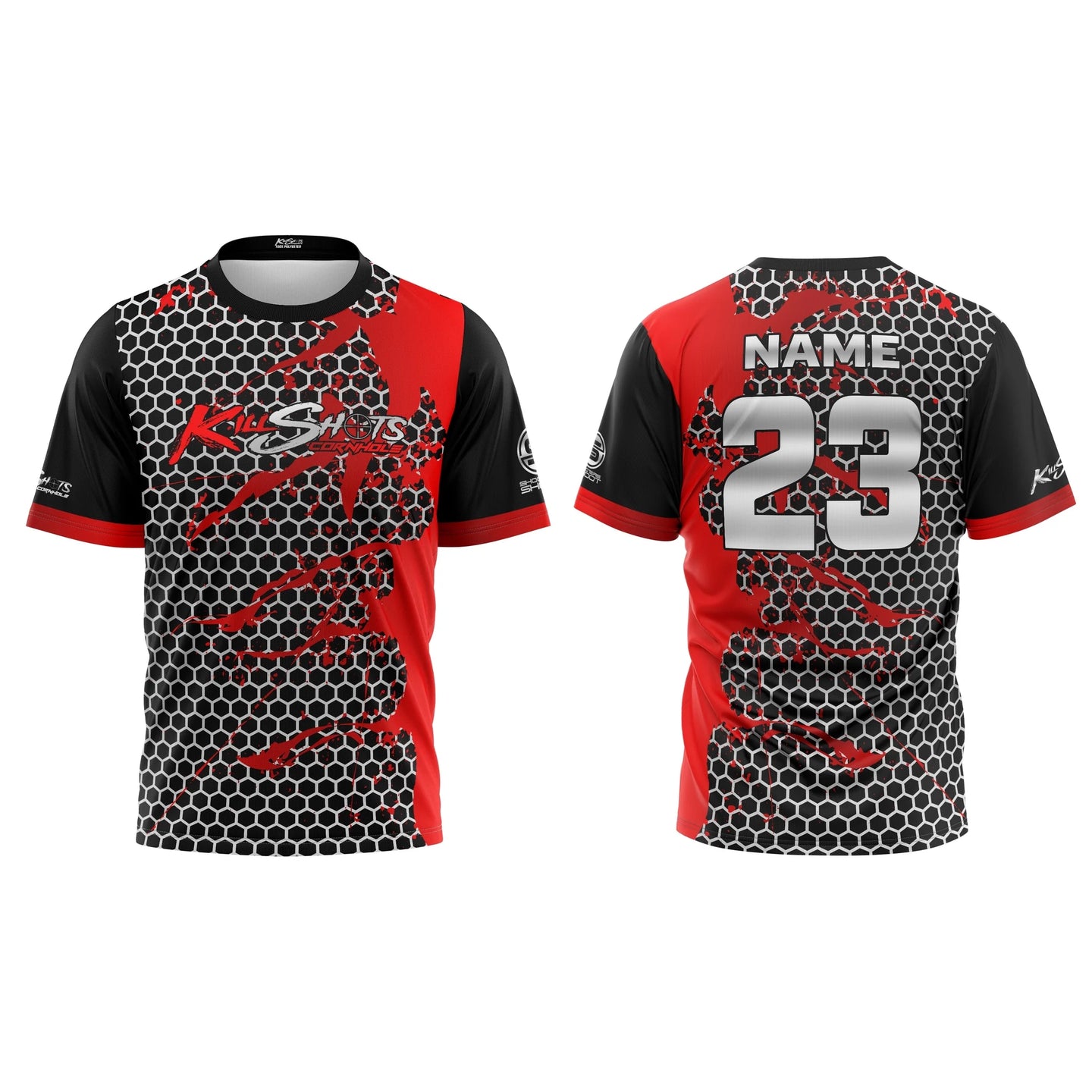 Killshots Cornhole Sublimated Premium Sports Jersey - "Splatter"