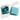BG Cornhole 2025 BG Wizard L 4" Mini Cornhole Bags - “Aqua Paint Splatter" - Set of 4 Bags