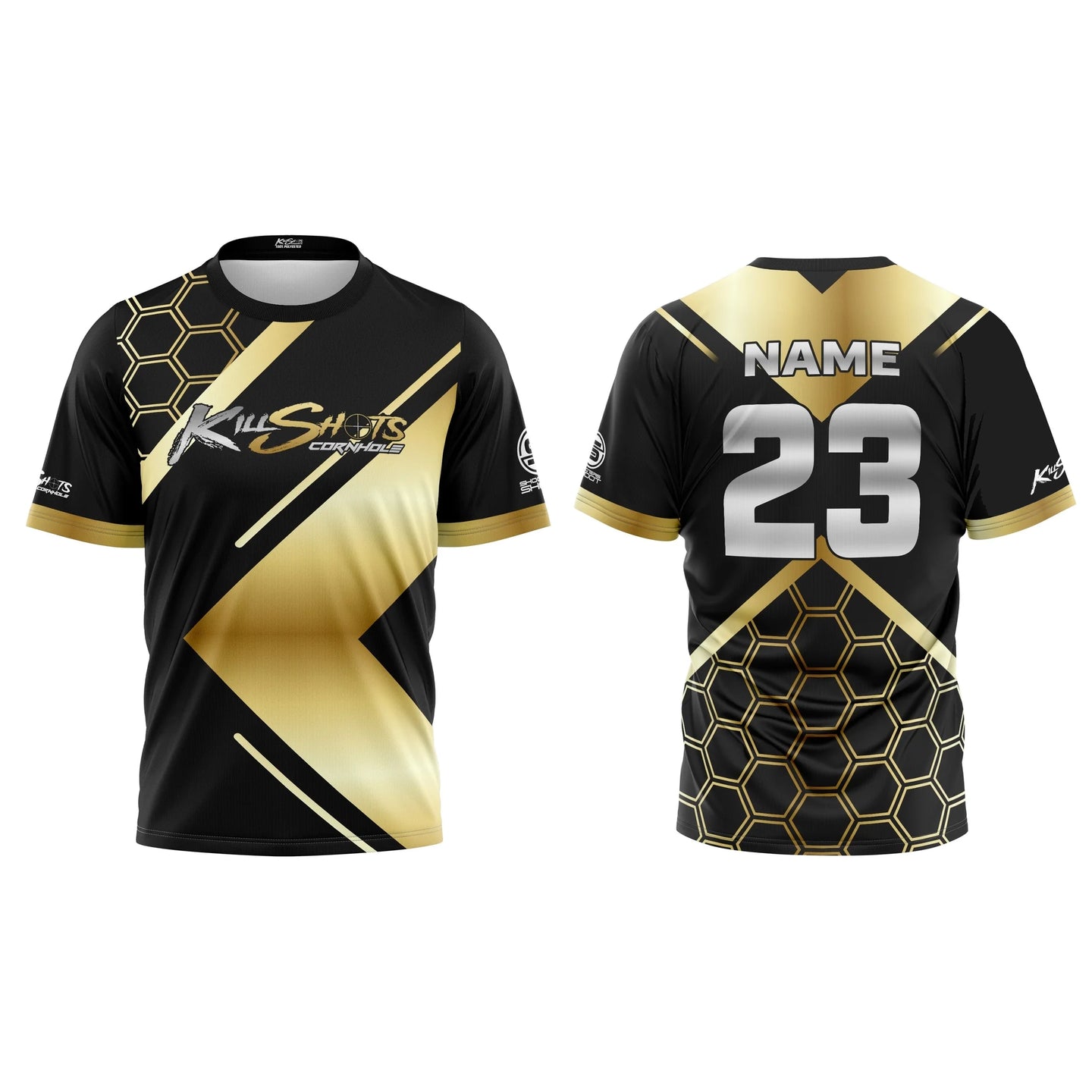 Killshots Cornhole Sublimated Premium Sports Jersey - "Chrome"