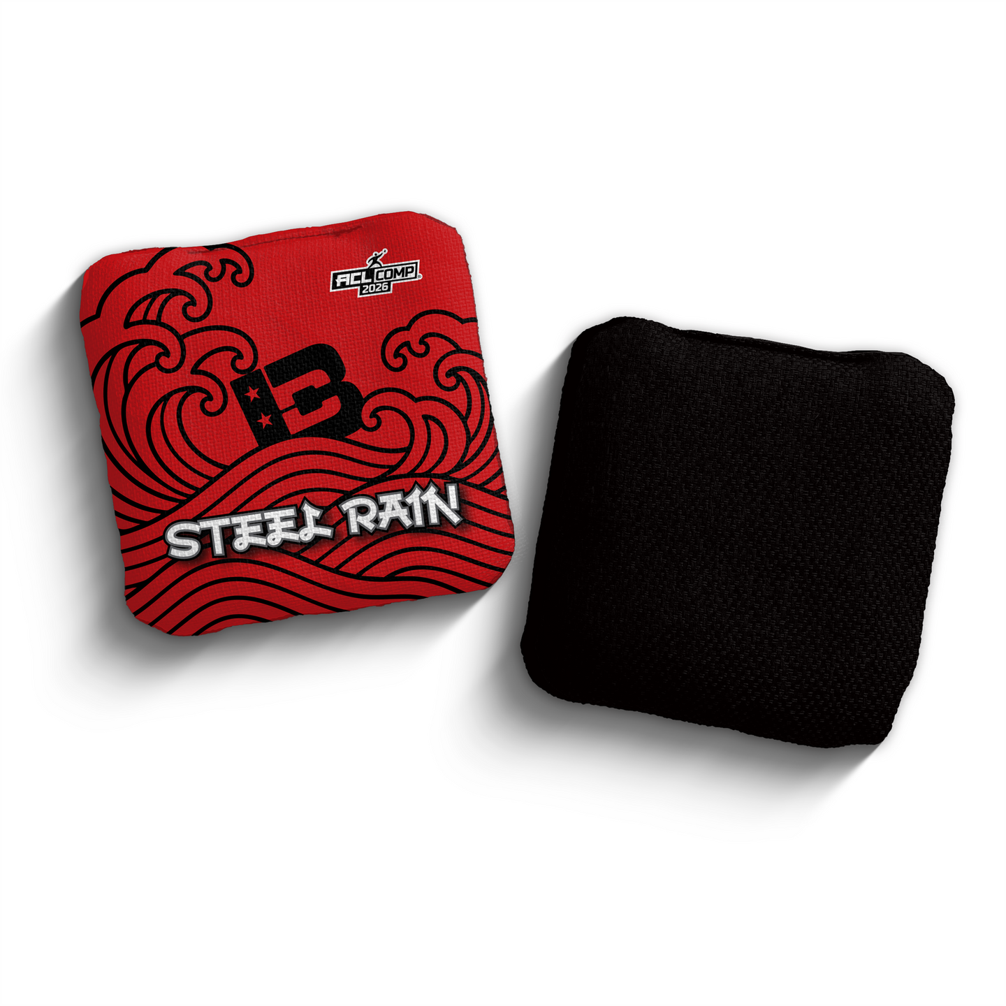 2026 Brotherhood Cornhole Steel Rain Japanese Wave Edition ACL Pro Stamped Cornhole Bags