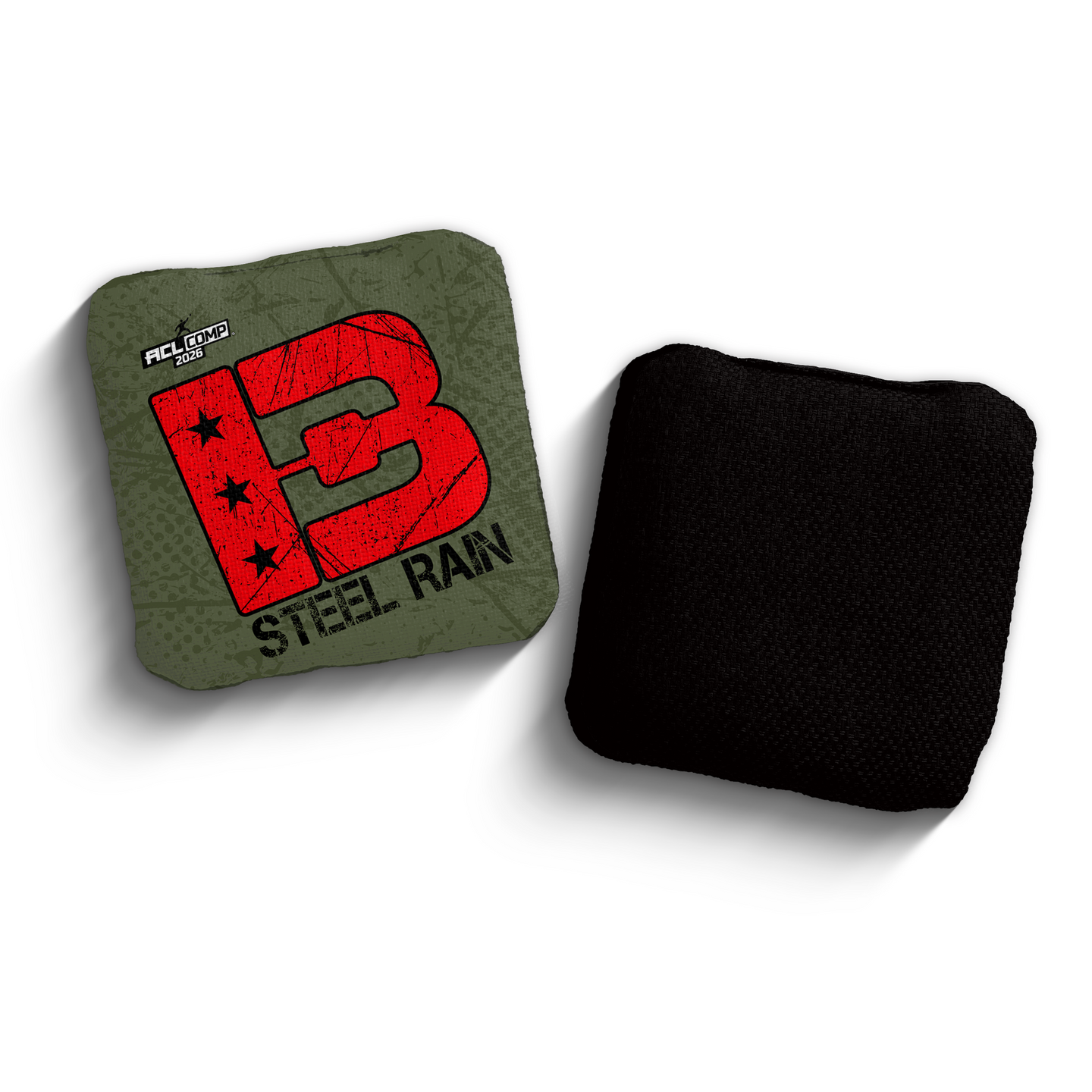 2026 Brotherhood Cornhole Steel Rain Military Grunge Edition ACL Comp Stamped Cornhole Bags