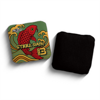 2026 Brotherhood Cornhole Steel Rain Koi Fish Edition ACL Pro Stamped Cornhole Bags