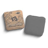 2026 Brotherhood Cornhole Steel Rain Japanese Wave Edition ACL Pro Stamped Cornhole Bags