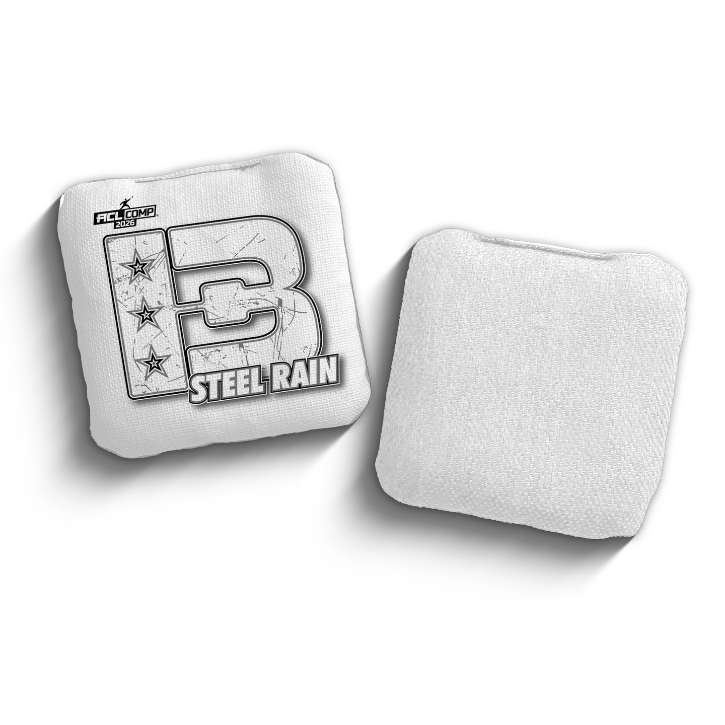 2026 Brotherhood Cornhole Steel Rain Broadcast Edition ACL Pro Stamped Cornhole Bags