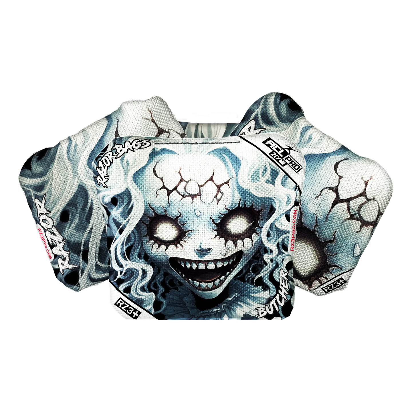 Butcher | Scary Girl | ACL PRO Razor Cornhole Bags