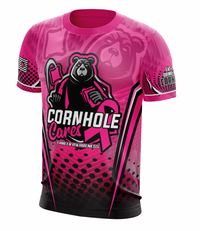 Cornhole Cares for Cancer Awareness Jersey Guy Jersey