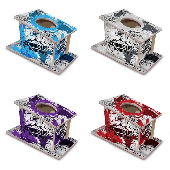 Airmail Solution - Paint Splatter Options - Professional Airmail Box - UV Printed - 3/4" Baltic Birch