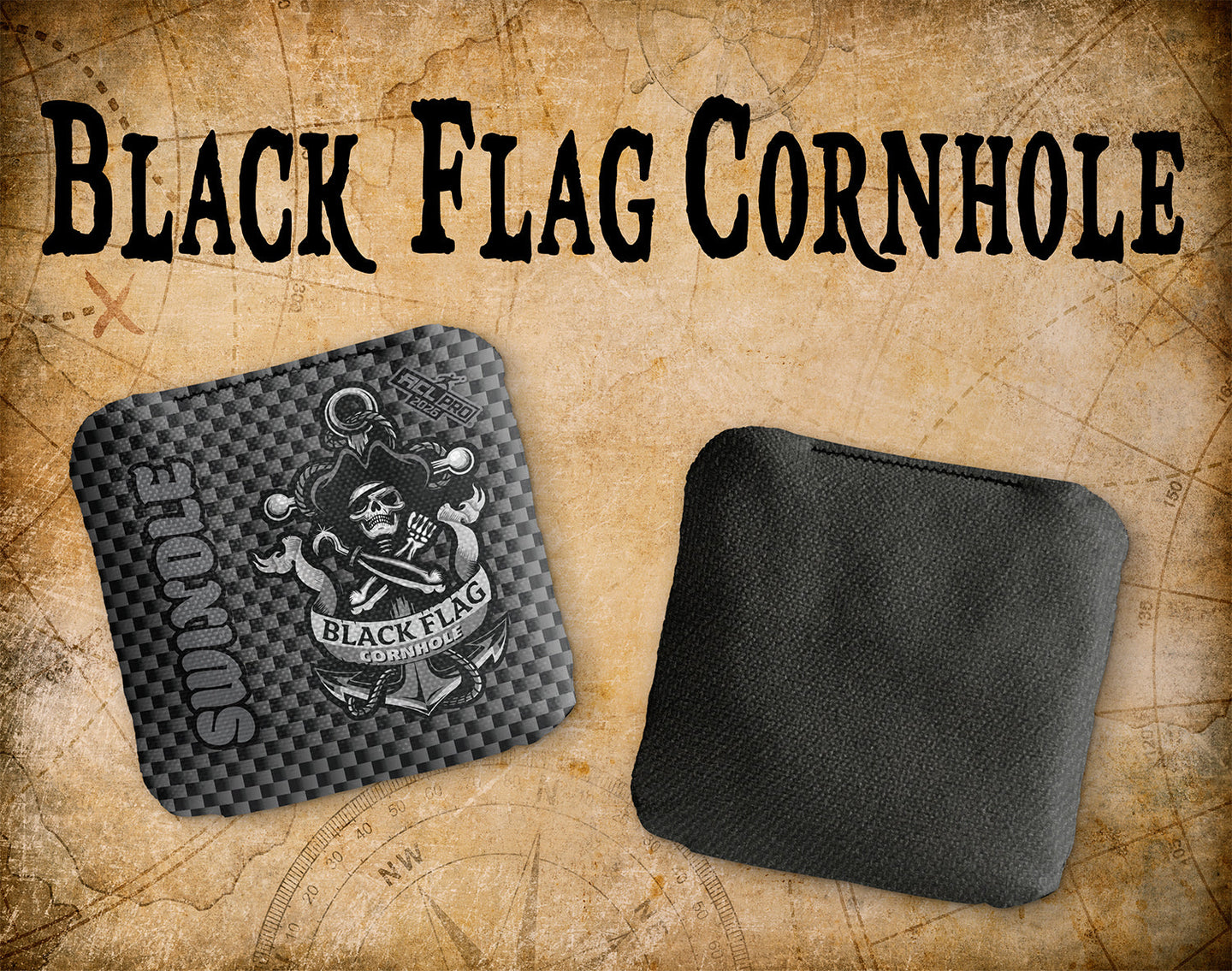 Black Flag Cornhole Swindle - Carbon - ACL Pro 2026
