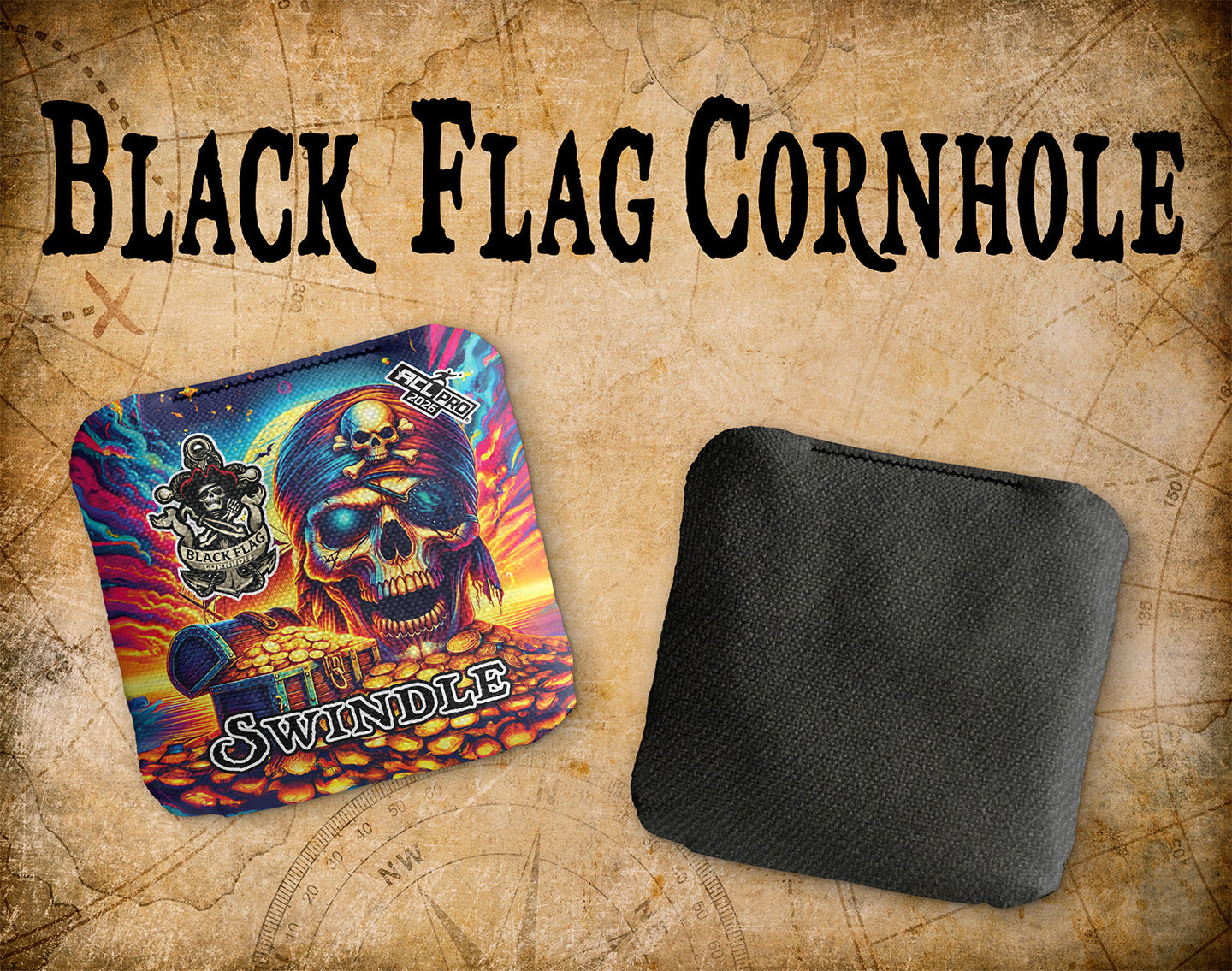 Black Flag Cornhole Swindle - Treasure Island - ACL Pro 2026