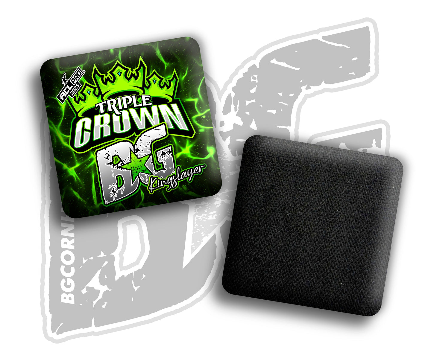 BG Cornhole 2026 Multiple Bag Models  "Triple Crown Slime” Collab - ACL Pro Stamped Cornhole Bags - SET OF 4 BAGS