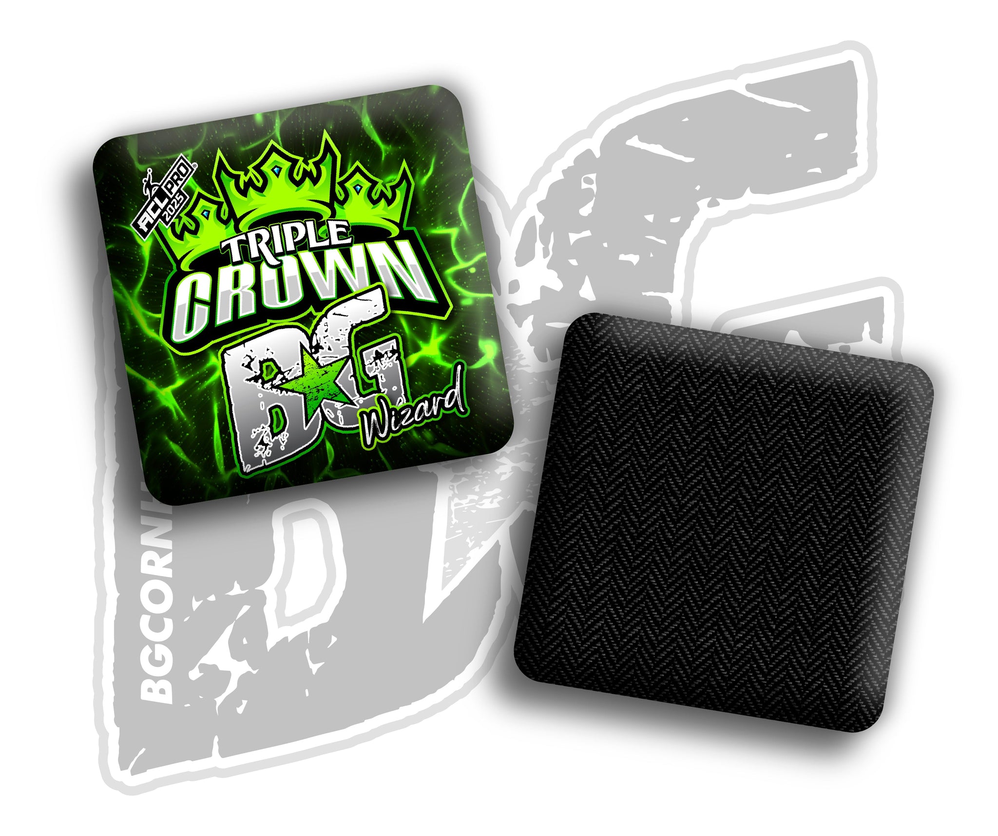 BG Cornhole 2026 Multiple Bag Models  "Triple Crown Slime” Collab - ACL Pro Stamped Cornhole Bags - SET OF 4 BAGS