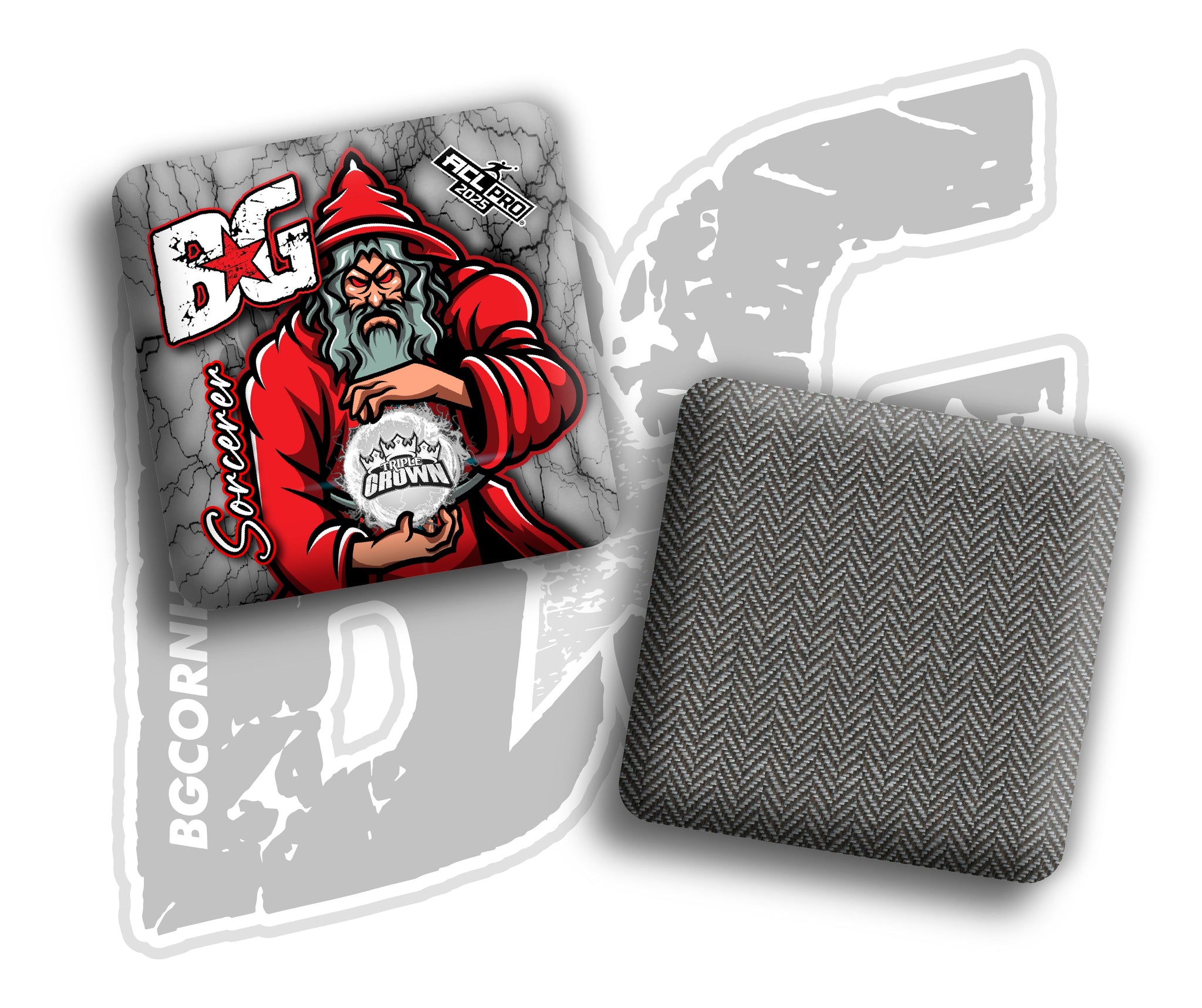 BG Cornhole 2026 Multiple Bag Models "Triple Crown Wizard Ball” Collab - ACL Pro Stamped Cornhole Bags - SET OF 4 BAGS