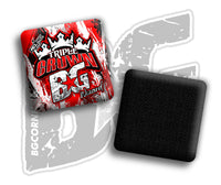 BG Cornhole 2026 Multiple Bag Models "Triple Crown Brush” Collab - ACL Pro Stamped Cornhole Bags - SET OF 4 BAGS