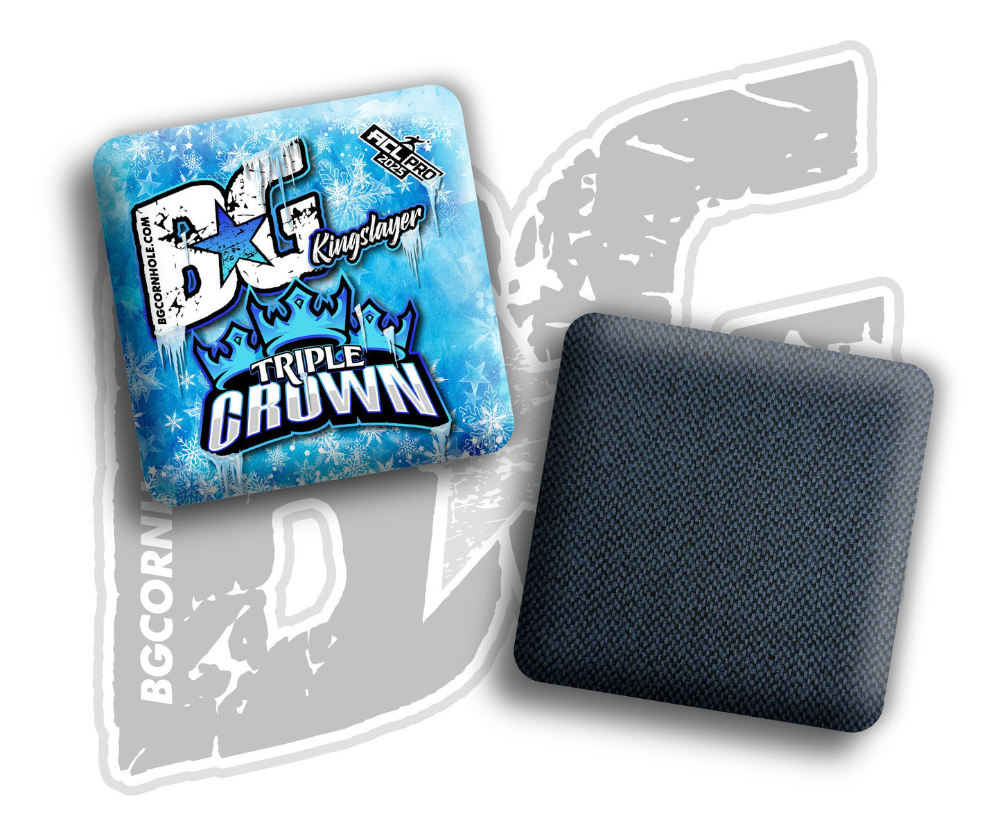 BG Cornhole 2026 Multiple Bag Models "Triple Crown Iced” Collab - ACL Pro Stamped Cornhole Bags - SET OF 4 BAGS