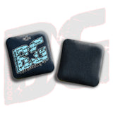 BG Cornhole 2026 Multiple Bag Models "Baby Blue Logo Colormatch" - ACL Pro Stamped Cornhole Bags - SET OF 4 BAGS