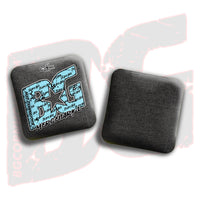 BG Cornhole 2026 Multiple Bag Models "Baby Blue Logo Colormatch" - ACL Pro Stamped Cornhole Bags - SET OF 4 BAGS