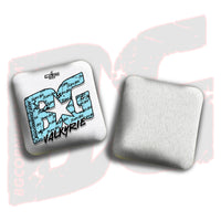 BG Cornhole 2026 Multiple Bag Models "Baby Blue Logo Colormatch" - ACL Pro Stamped Cornhole Bags - SET OF 4 BAGS