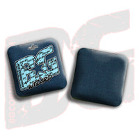 BG Cornhole 2026 Multiple Bag Models "Baby Blue Logo Colormatch" - ACL Pro Stamped Cornhole Bags - SET OF 4 BAGS