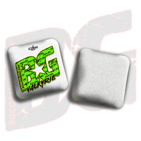 BG Cornhole 2026 Multiple Bag Models "Green Logo Colormatch" - ACL Pro Stamped Cornhole Bags - SET OF 4 BAGS