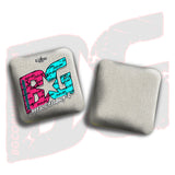 BG Cornhole 2026 Multiple Bag Models "Miami Split Logo Colormatch" - ACL Pro Stamped Cornhole Bags - SET OF 4 BAGS