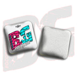 BG Cornhole 2026 Multiple Bag Models "Miami Split Logo Colormatch" - ACL Pro Stamped Cornhole Bags - SET OF 4 BAGS