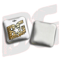 BG Cornhole 2026 Multiple Bag Models "Gold Logo Colormatch" - ACL Pro Stamped Cornhole Bags - SET OF 4 BAGS