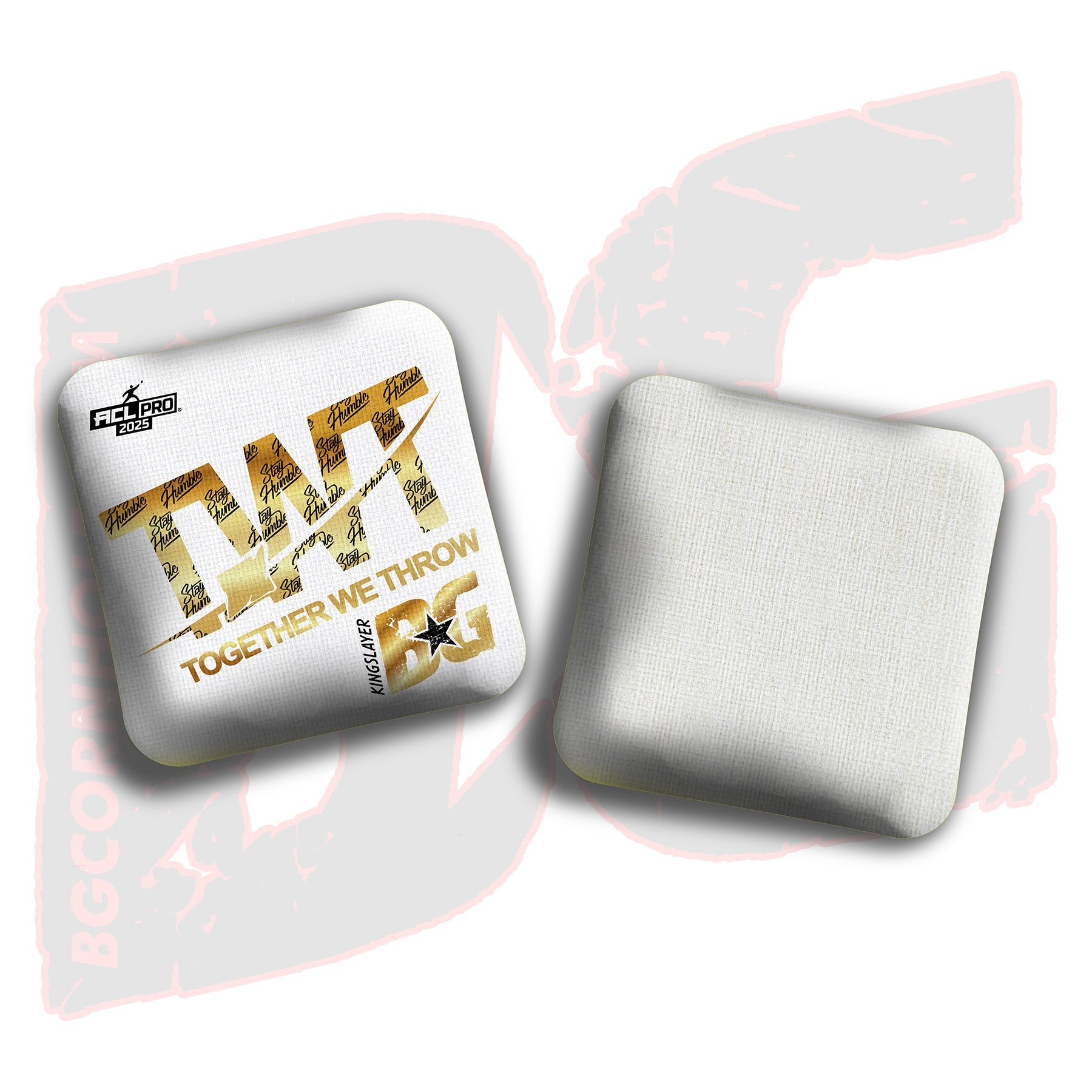 BG Cornhole 2026 Multiple Bag Models "TWT - Together We Throw" Collab - ACL Pro Stamped Cornhole Bags - SET OF 4 BAGS