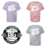 BG Cornhole Tie Dye BG Comfort Colors Unisex Tee - Multiple Colors