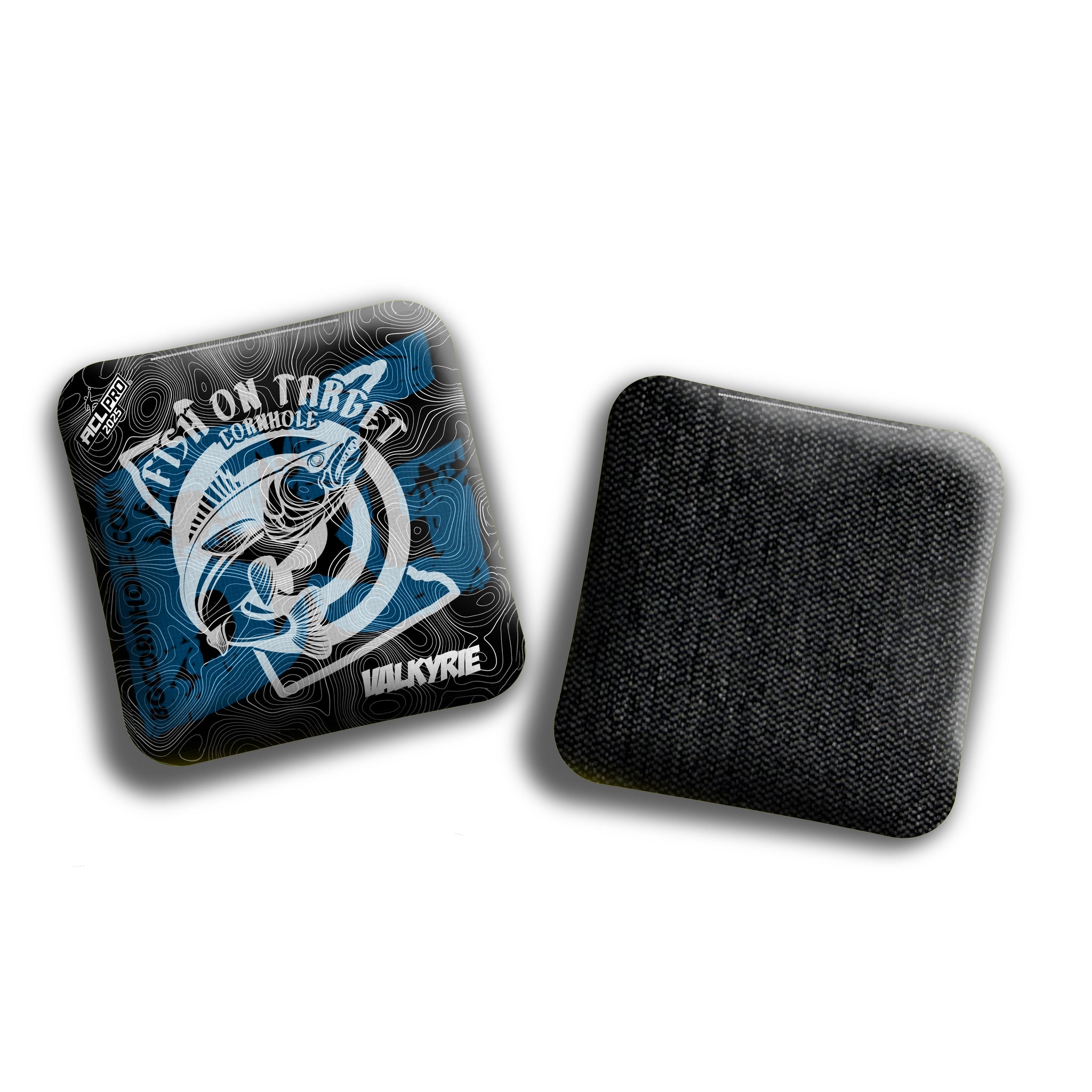 BG Cornhole 2026 Multiple Bag Models "Fish On Target” Collab - ACL Pro Stamped Cornhole Bags - SET OF 4 BAGS
