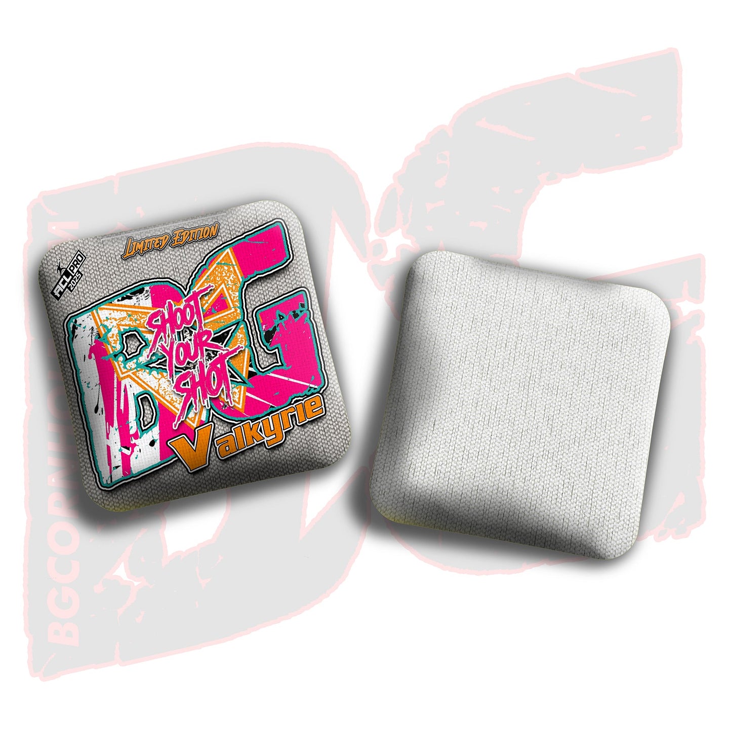 BG Cornhole 2026 Multiple Bag Models "Shoot Your Shot Tropics” Collab - ACL Pro Stamped Cornhole Bags - SET OF 4 BAGS