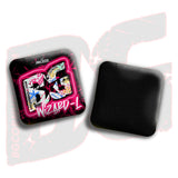 BG Cornhole 2025 BG Wizard L 4" Mini Cornhole Bags - “Vapor Vandal” - Set of 4 Bags