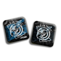 BG Cornhole 2026 Multiple Bag Models "Fish On Target” Collab - ACL Pro Stamped Cornhole Bags - SET OF 4 BAGS