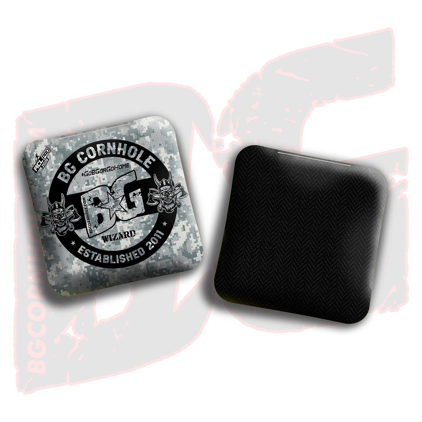 BG Cornhole 2026 Multiple Bag Models "Digital Camo" - ACL Pro Stamped Cornhole Bags - SET OF 4 BAGS