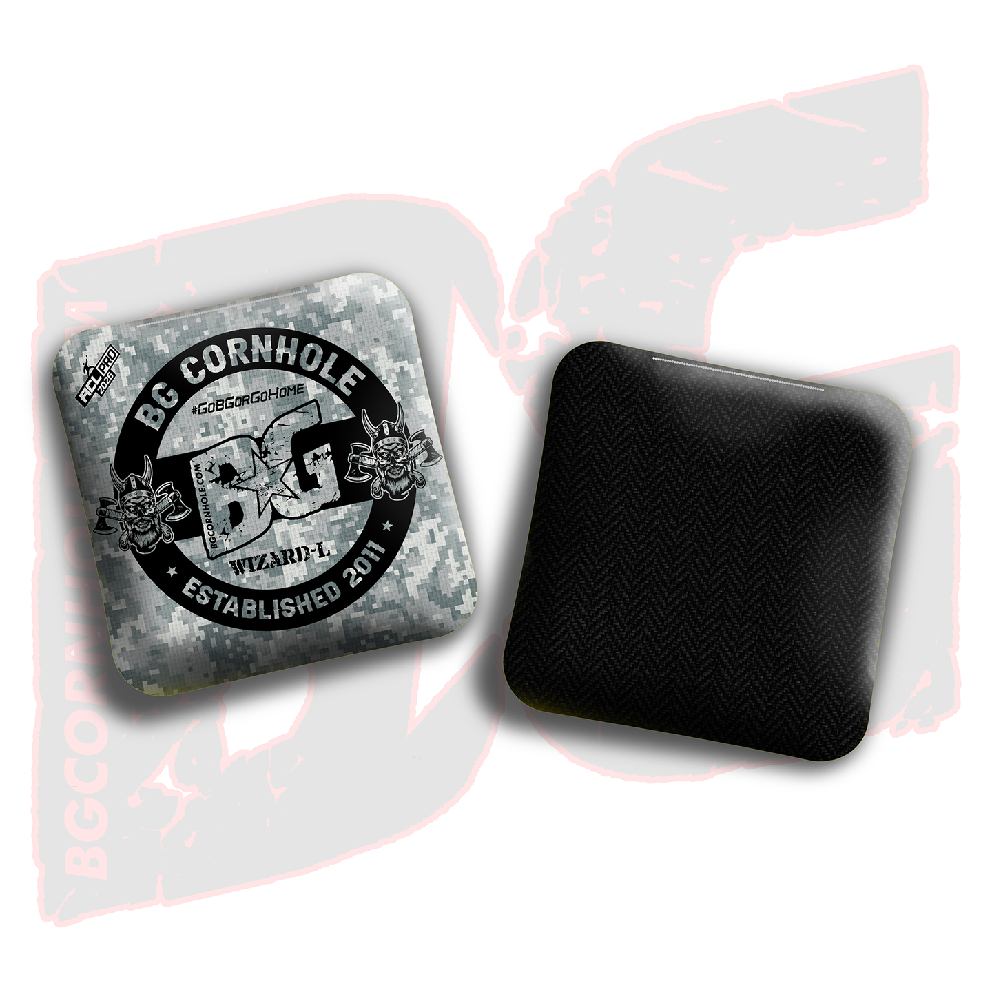 BG Cornhole 2026 Multiple Bag Models "Digital Camo" - ACL Pro Stamped Cornhole Bags - SET OF 4 BAGS