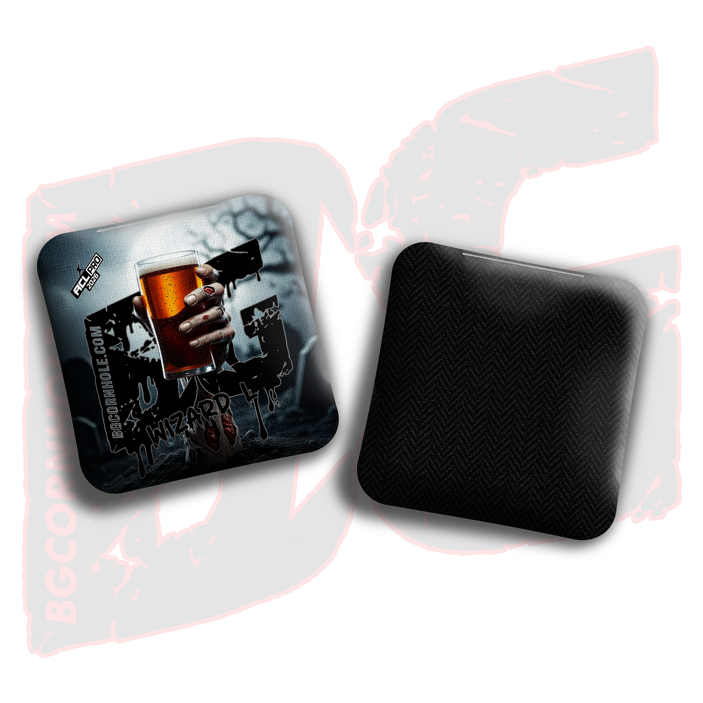 BG Cornhole 2026 BG Multiple Bag Types "Halloween Beer" - ACL Pro Stamped Cornhole Bags - SET OF 4 BAGS