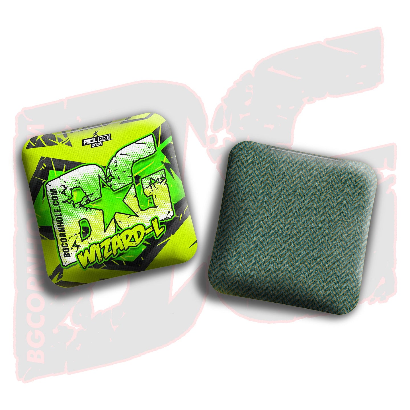 BG Cornhole 2026 BG Wizard L "Power Surge" - ACL Pro Stamped Cornhole Bags - SET OF 4 BAGS