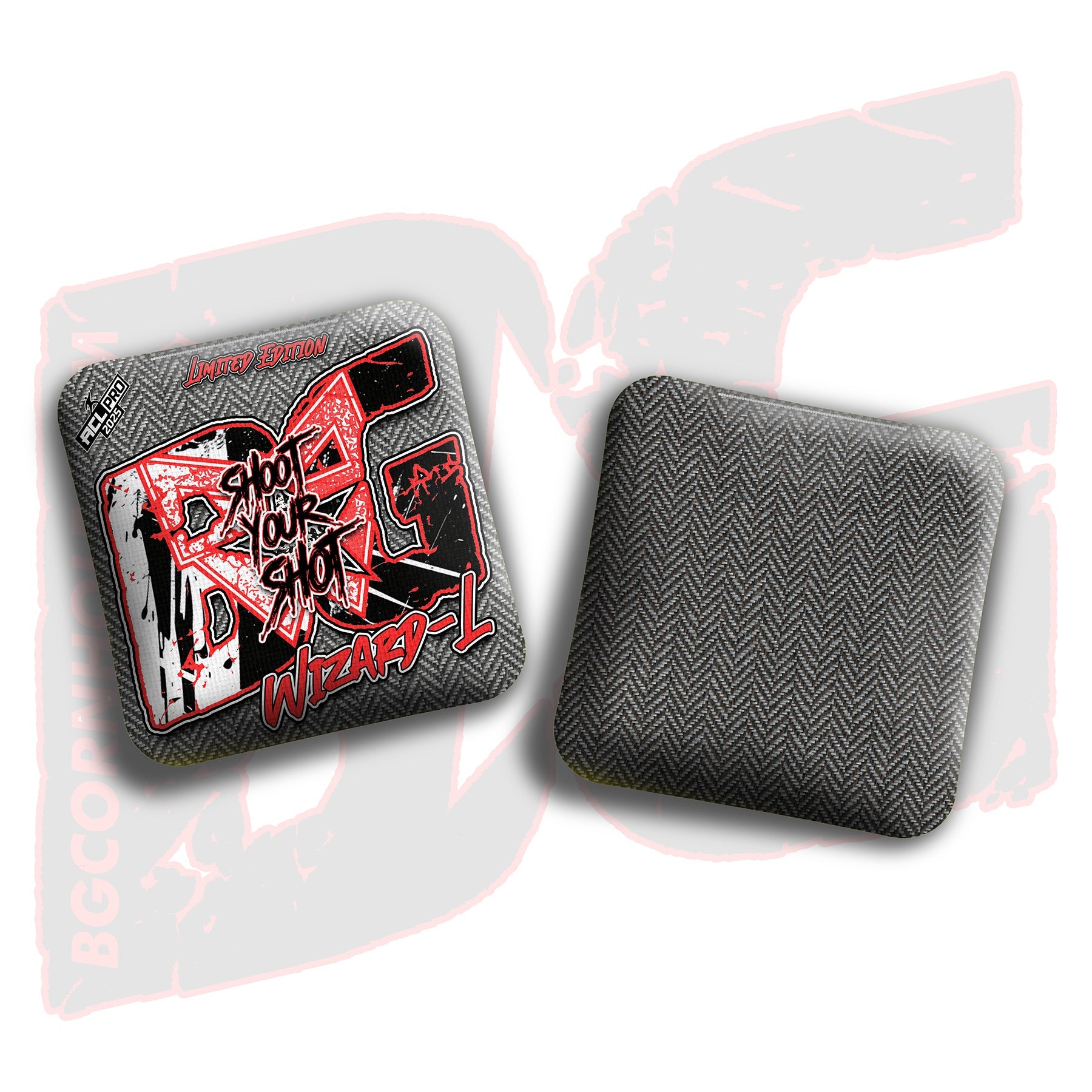 BG Cornhole 2026 Multiple Bag Models "Shoot Your Shot” Collab - ACL Pro Stamped Cornhole Bags - SET OF 4 BAGS