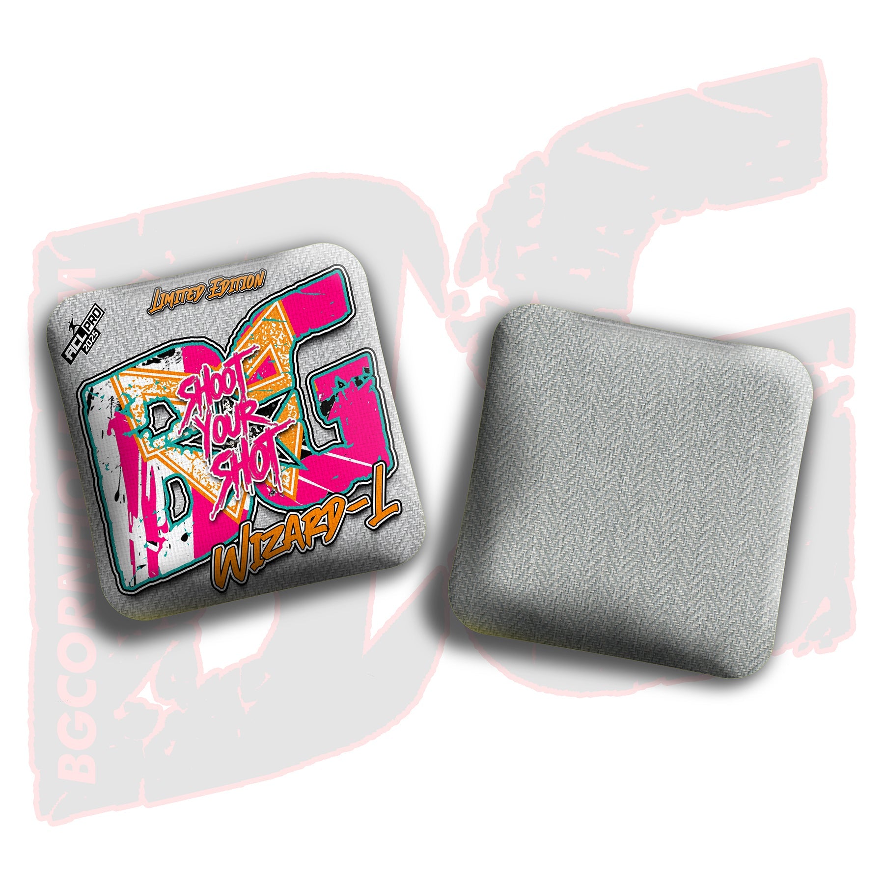 BG Cornhole 2026 Multiple Bag Models "Shoot Your Shot Tropics” Collab - ACL Pro Stamped Cornhole Bags - SET OF 4 BAGS