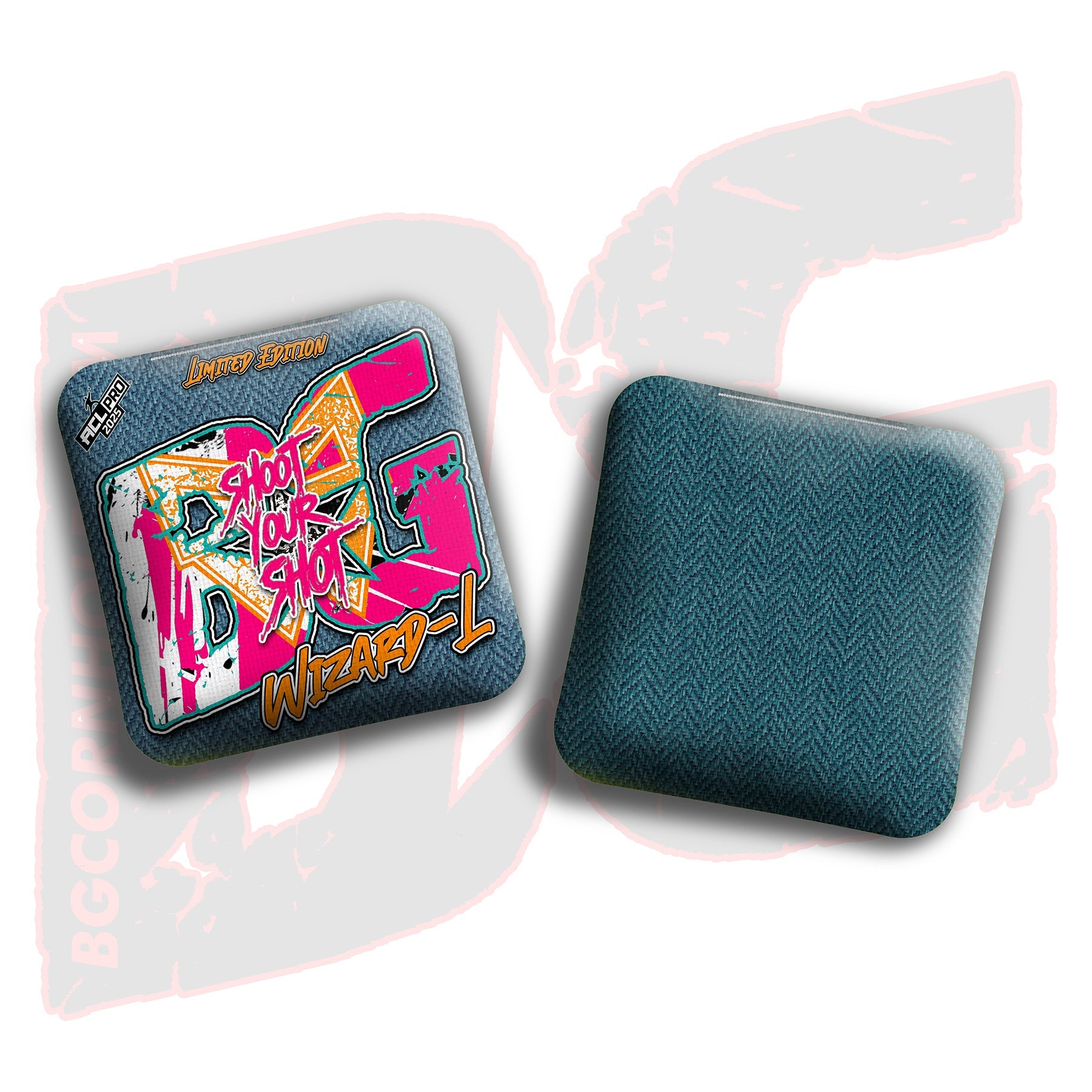 BG Cornhole 2026 Multiple Bag Models "Shoot Your Shot Tropics” Collab - ACL Pro Stamped Cornhole Bags - SET OF 4 BAGS