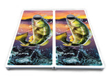 Basshole Fish Cornhole Boards - All Weather Series