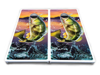 Basshole Fish Cornhole Boards - All Weather Series