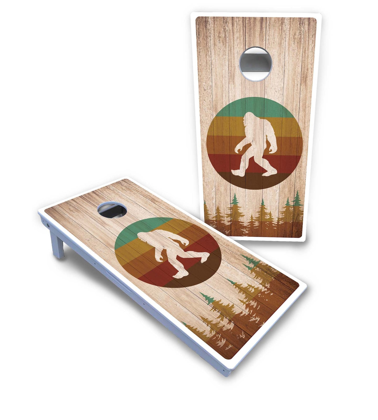 Bigfoot Circle Cornhole Boards - All Weather Series