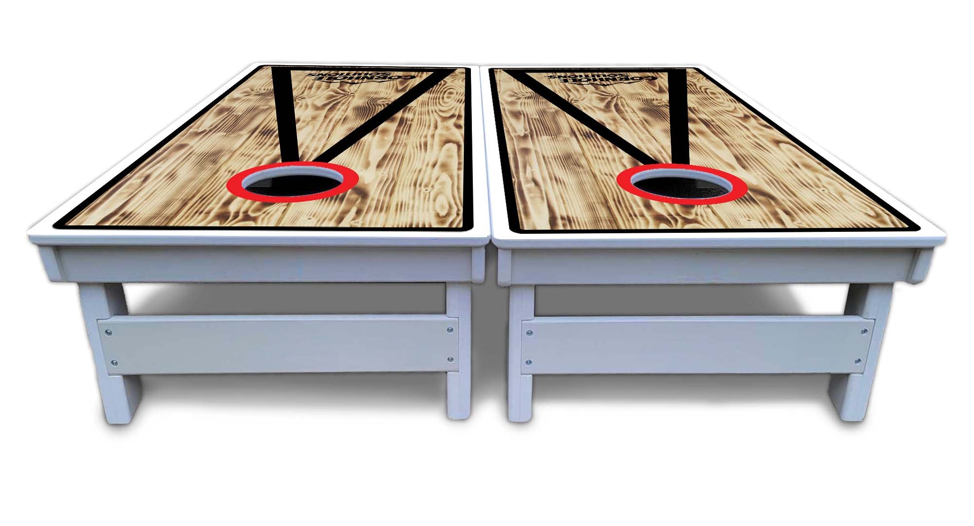 Burnt Triangle Cornhole Boards - All Weather Series