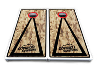 Burnt Triangle Cornhole Boards - All Weather Series