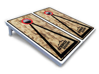 Burnt Triangle Cornhole Boards - All Weather Series
