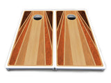 Retro Wood Cornhole Boards - All Weather Series